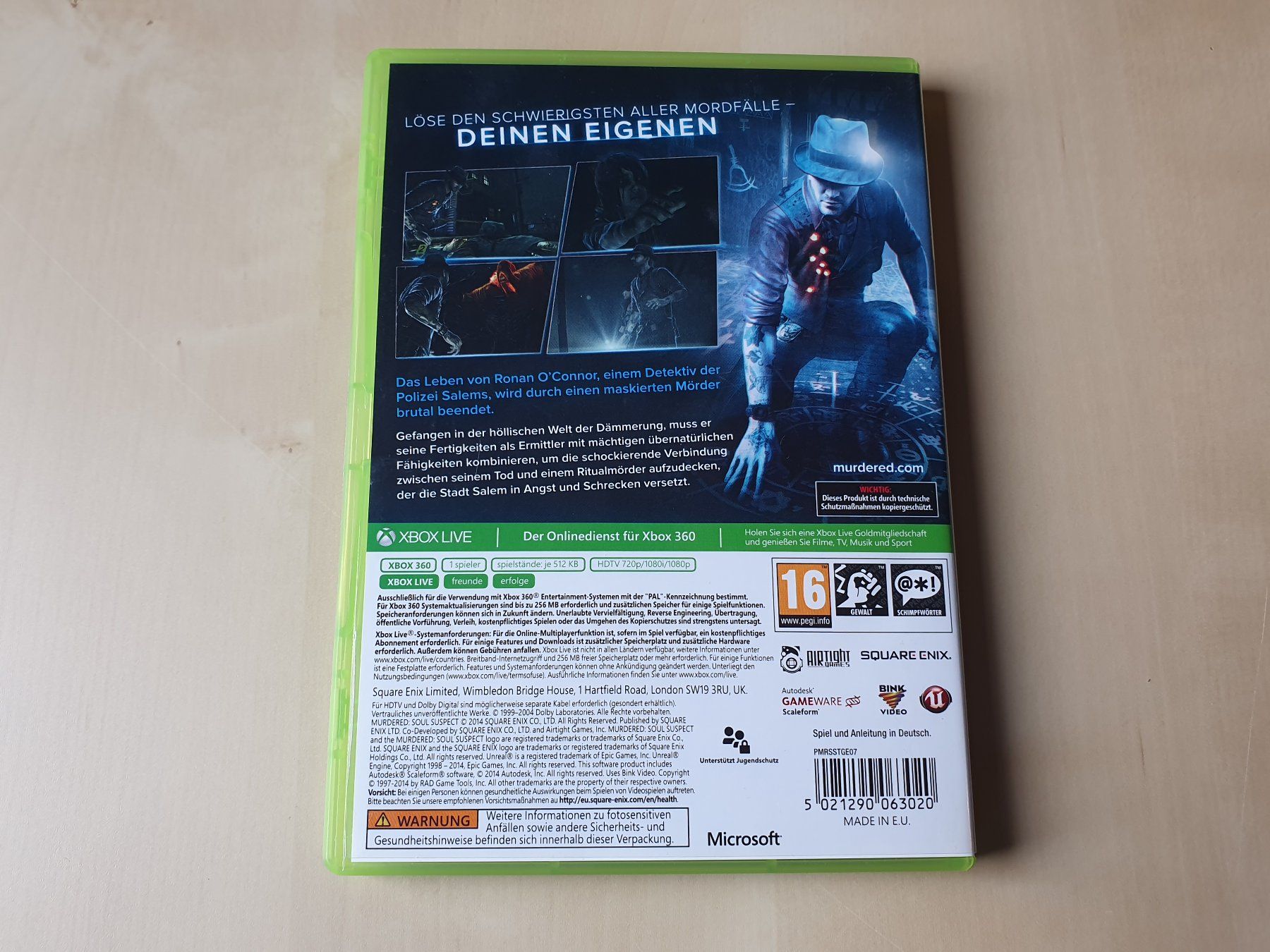 Microsoft Spiele: Murdered – Gebraucht aus Stansstad von collectorsshop 1