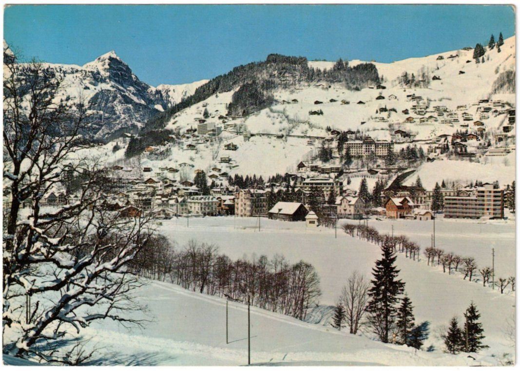 Cartoline postali: Engelberg - Standseilbahn Hotel Terrace – Usato da Binningen venduto da Mountainrider
