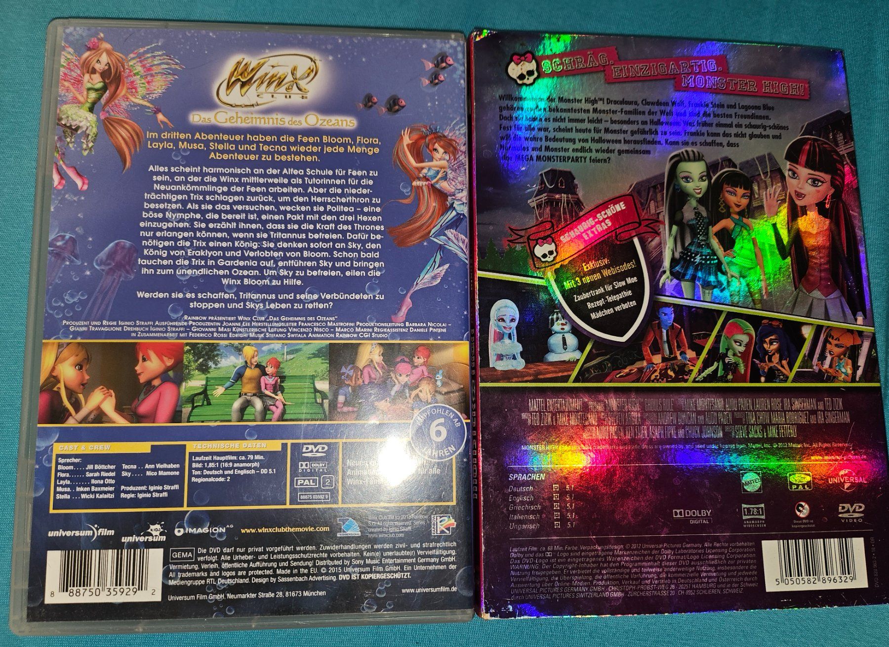Tutti i DVDs: DVD Pack Kinder: WinX Club & Monster High – Usato da Thun venduto da Shame 1