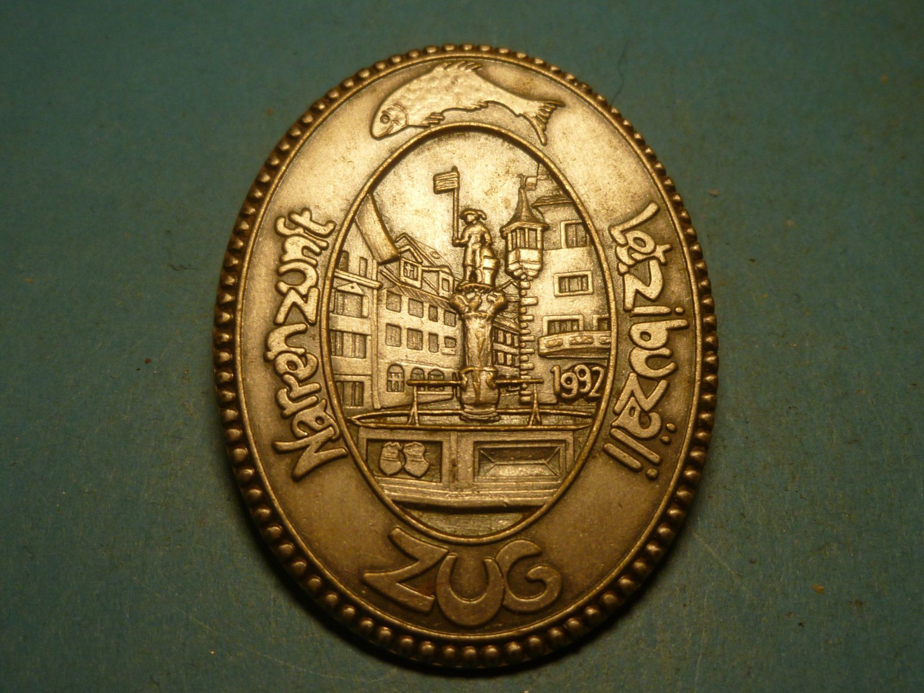 Placchette & Badge: ZUG 1992 SILBER – Usato da Ried (Muotathal) venduto da Mandarin02