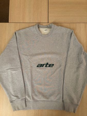 Sweatshirt Arte gris, logo brodé, taille L