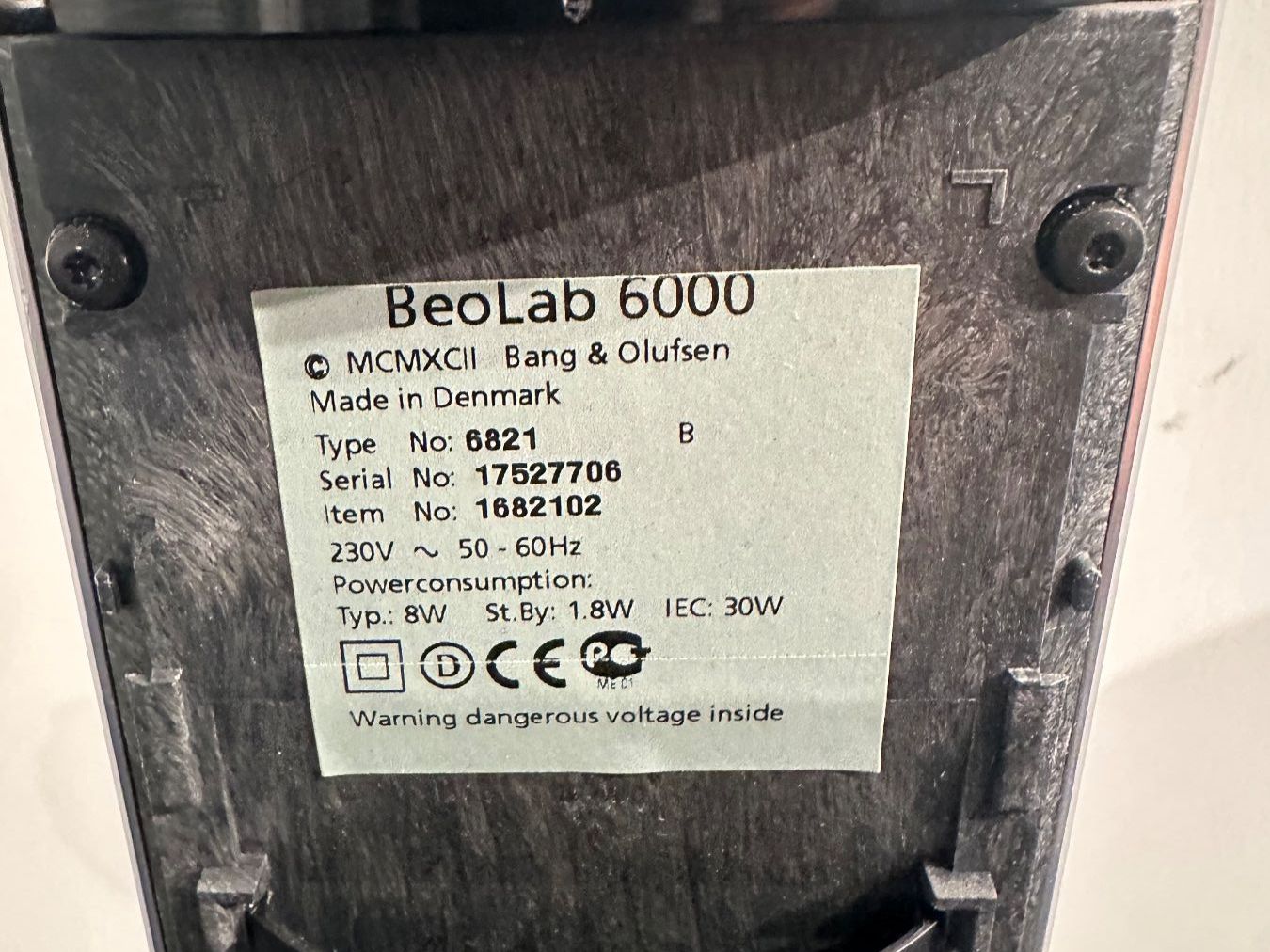 Bang & Olufsen Casse acustiche: Bang & Olufsen BeoLab 6000 – Usato da Aarau venduto da Bollaar 6