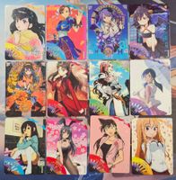Anime Waifu sexy girl 12 Card CCG Holo