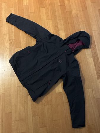 Jack Wolfskin Jacke Damen Grösse XXL Schwarz mit Kapuze