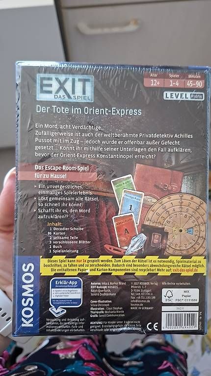 Kosmos Giochi: EXIT-Spiel - Der Tote im Orient-Express – Nuovo e nell'imballaggio originale da Aefligen venduto da helinae90 1