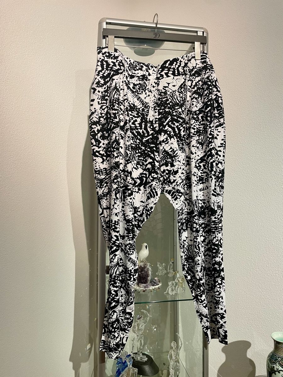 Peter Hahn Pantaloni: Damen Freizeit Hose Gr 52 schwarz weiß gemustert – Nuovo (secondo la descrizione) da Emmenbrücke venduto da Ladyboutique 4
