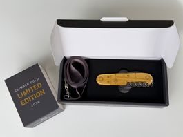 Victorinox Climber Messer Knife Gold Limited Edition 2016