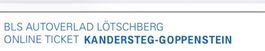 Lötschbergtickets