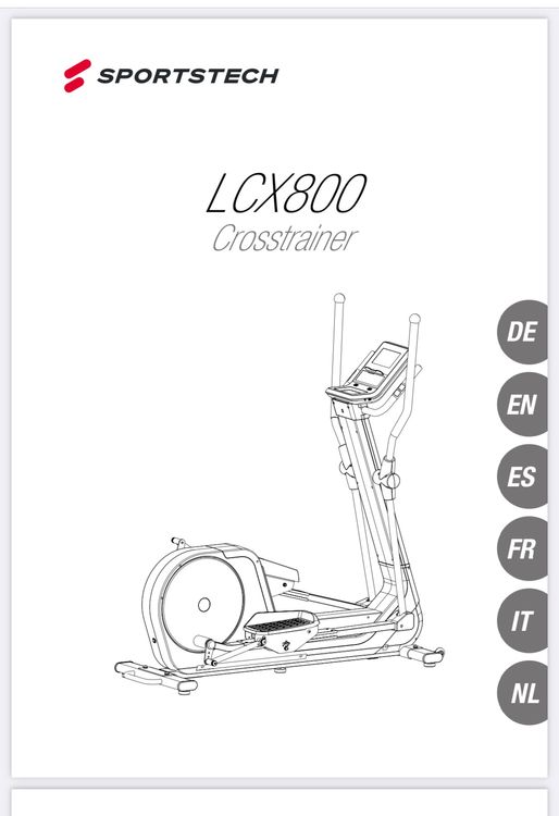 Sportstech lcx800 cross discount trainer