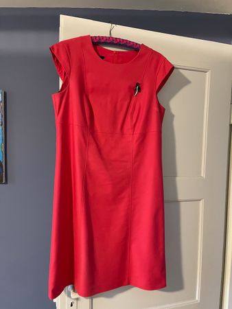 Edles Sommerkleid pink Gr. 40, gefüttert, Marc Aurel