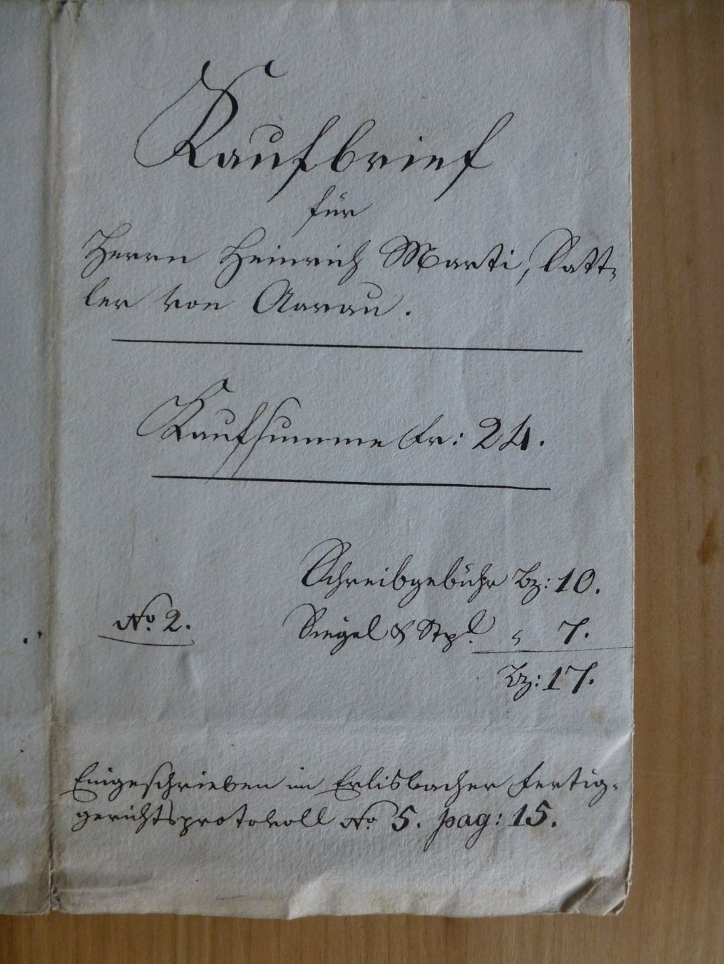 Documenti: Erlinsbach, 1828 – Usato da Bettlach venduto da 1saurer 6