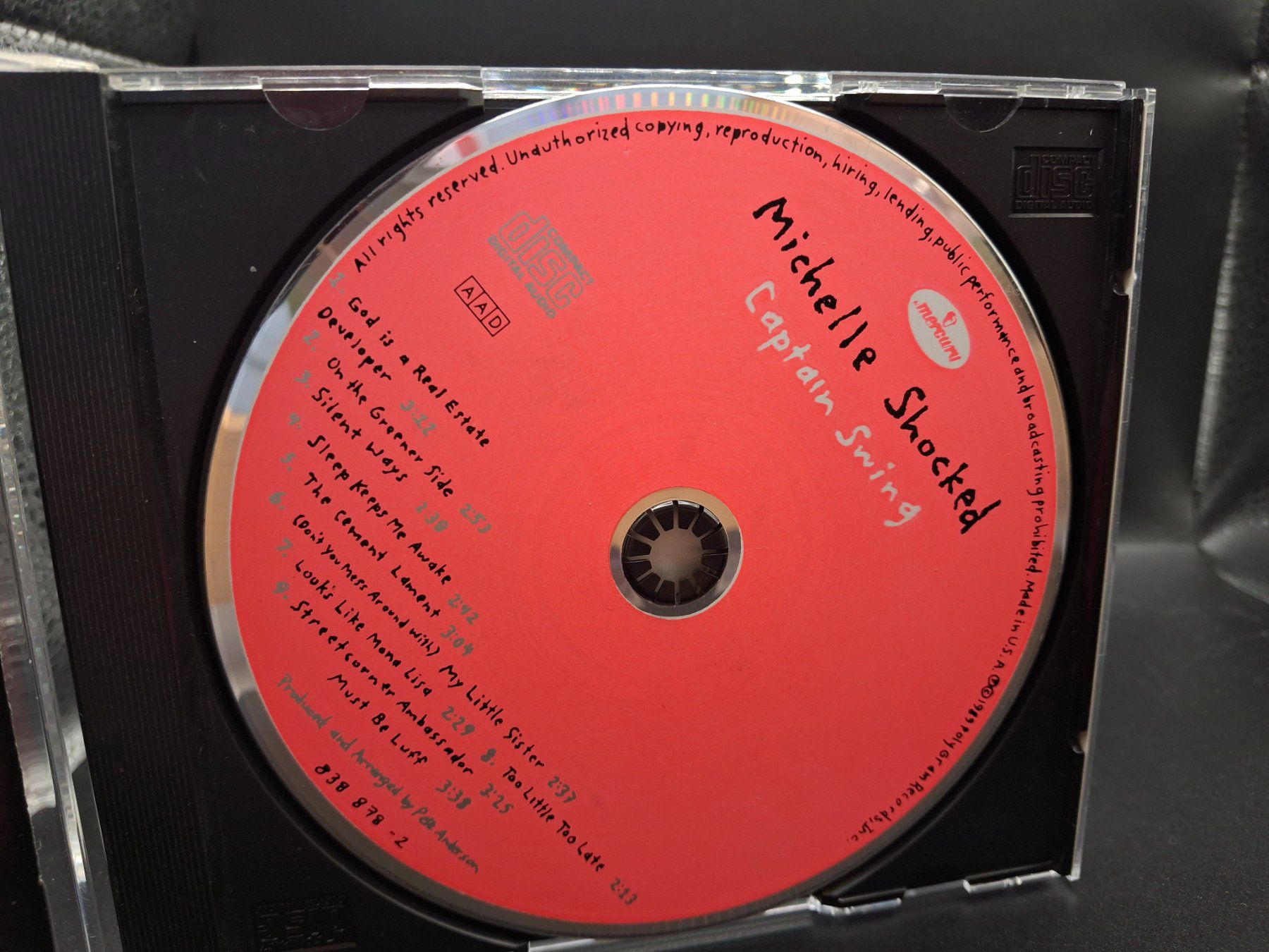 CD: Michelle Shocked – Captain Swing – Usato da St.Gallen venduto da jalamusic 2
