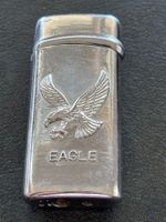 vintage EAGLE Feuerzeug Chrom Adler Gasfeuerzeug