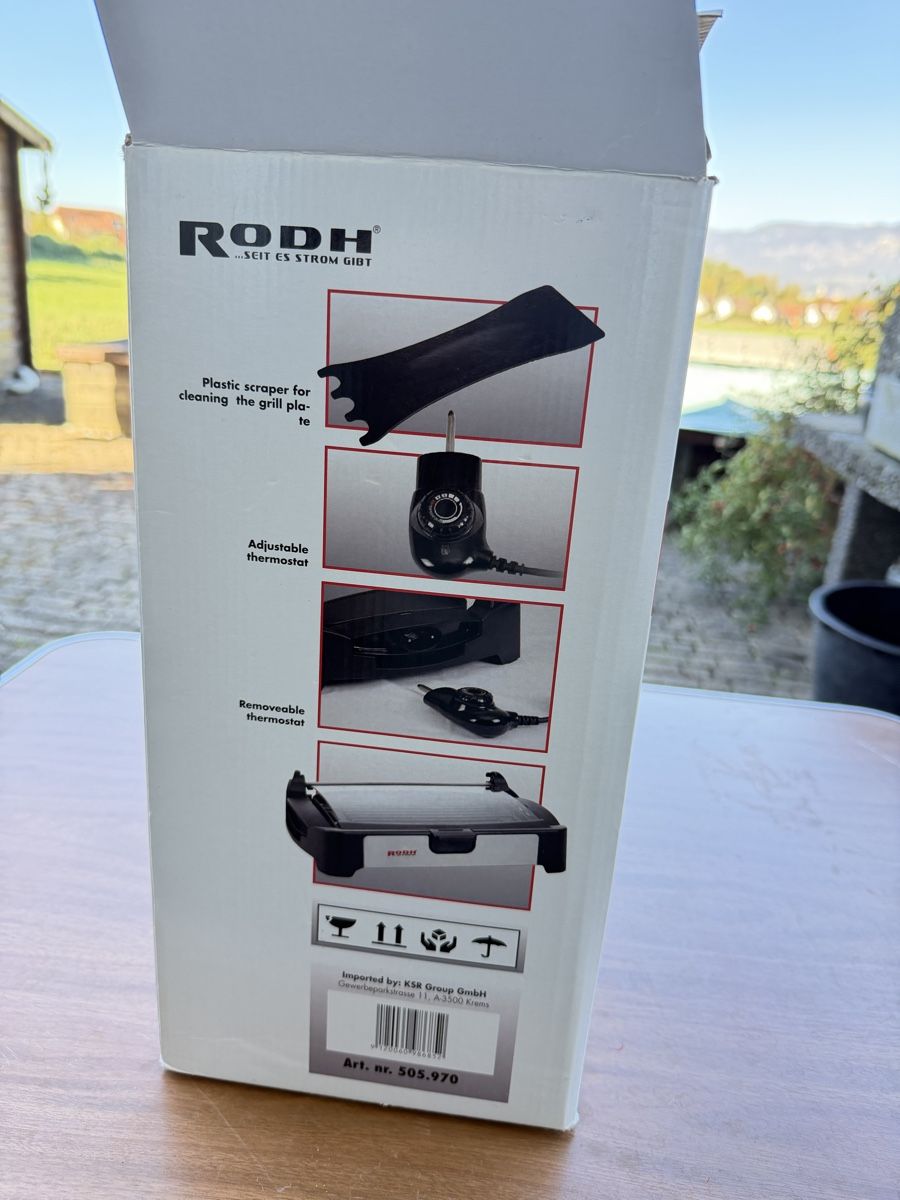 Grills: Tischgrill RODHE – Neu und originalverpackt aus Horriwil von Joseph24 6