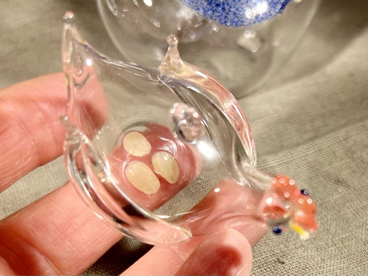 Alle Dekorationen: 3 jolis oiseaux en verre soufflés, décoration – Gebraucht aus Genève von DELIRBEADS 7