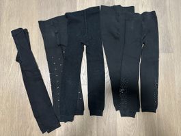 Mädchen Termo-Leggings, Schwarz, Grösse 122-128, Winter!