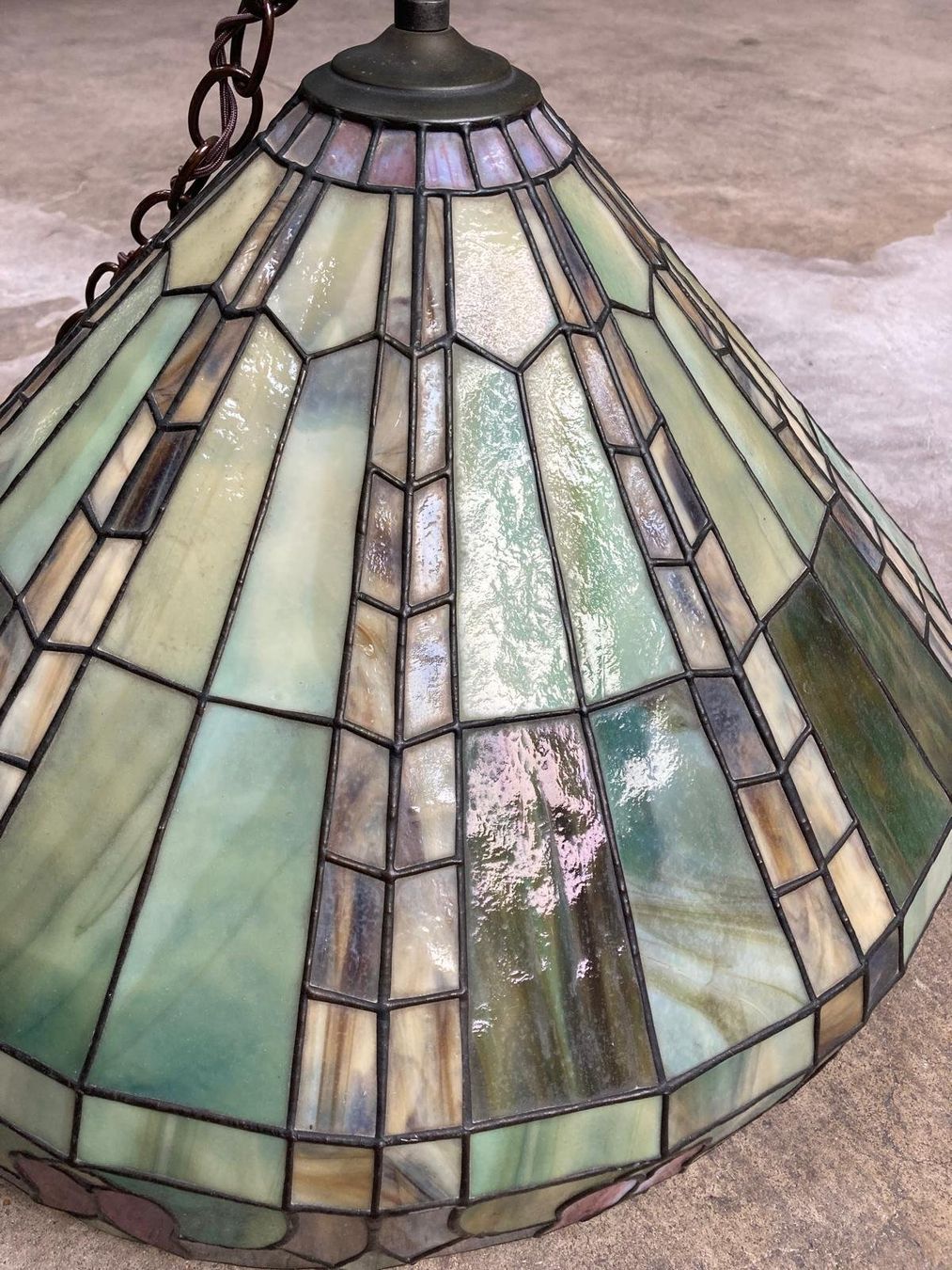 Lampen: Hängeleuchte im Tiffany Stil – Gebraucht aus Niederhelfenschwil von Chleeblatt1938 1