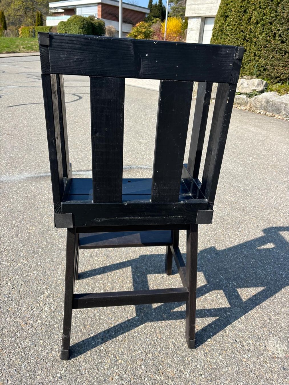 Seggioloni: Kinder-Lernturm schwarz - "Ikea-Hack" – Usato da Hausen am Albis venduto da S_77 4