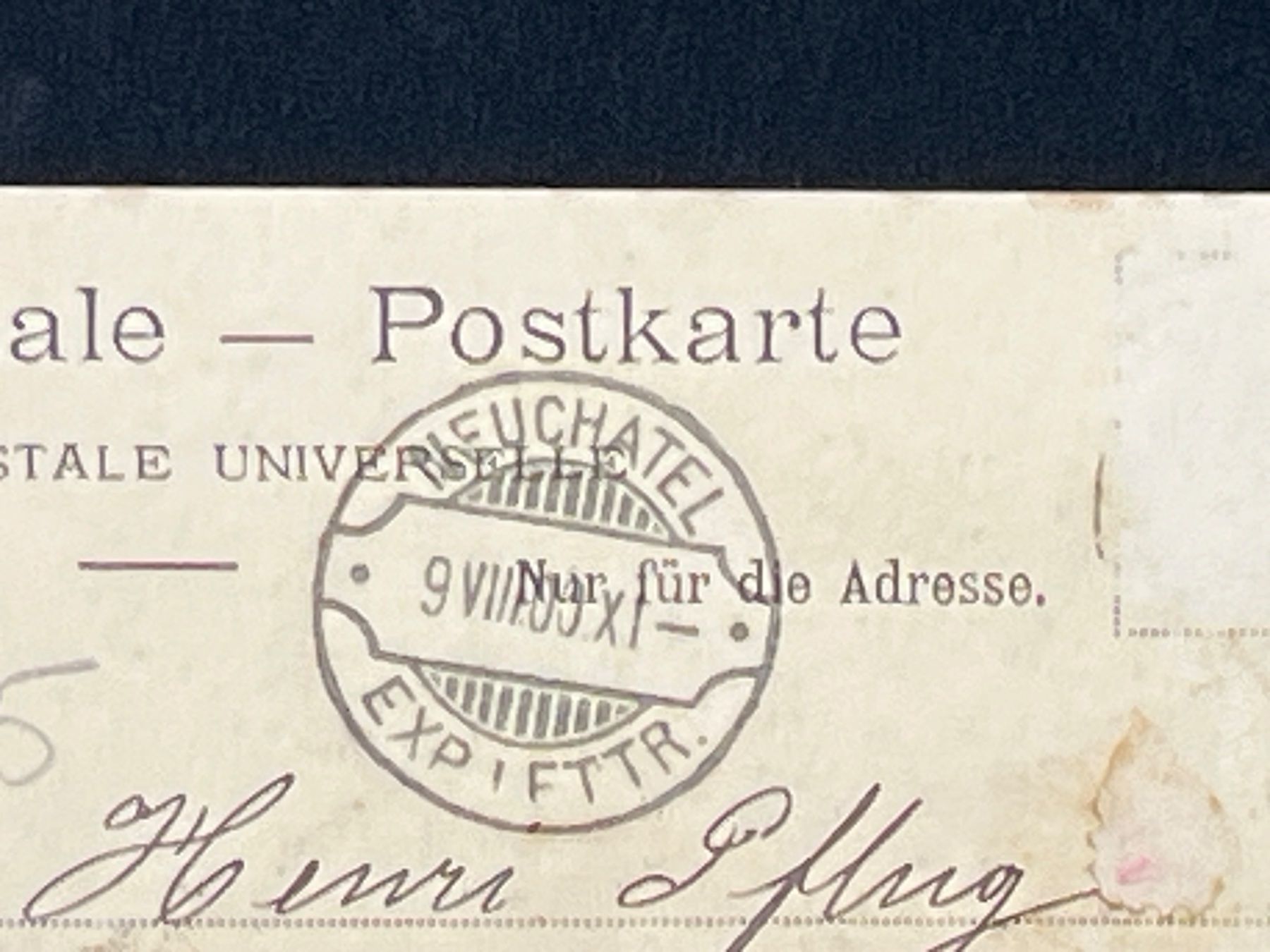 Cartoline postali: Ansichtskarte: Neuchâtel Le Château – Usato da Widnau venduto da Brusi9 2