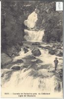 Cascade de Barberine pres du Chatelard - Ligne de Chamonix