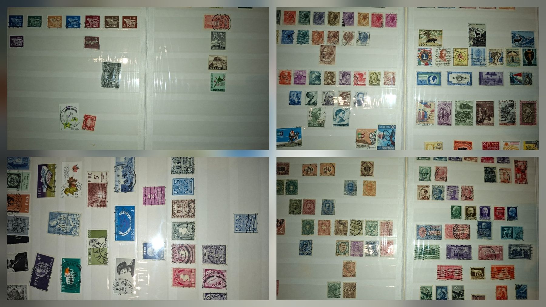 Tutti i francobolli: Sammlung Irland / diverses Ausland  – Usato da Balgach venduto da SIMEON27 3