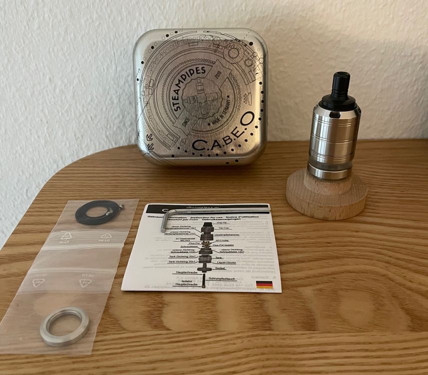 Cabeo MTL RTA Batch 2 by Steampipes | Kaufen auf Ricardo