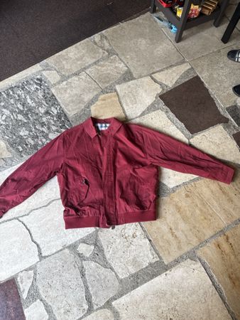 McGregor Herren Blouson Jacke / Harrington Jacke weinrot L