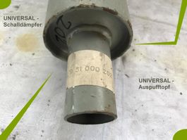 UNIVERSAL Schalldämpfer rund ST37 Normalstahl 951 000 202
