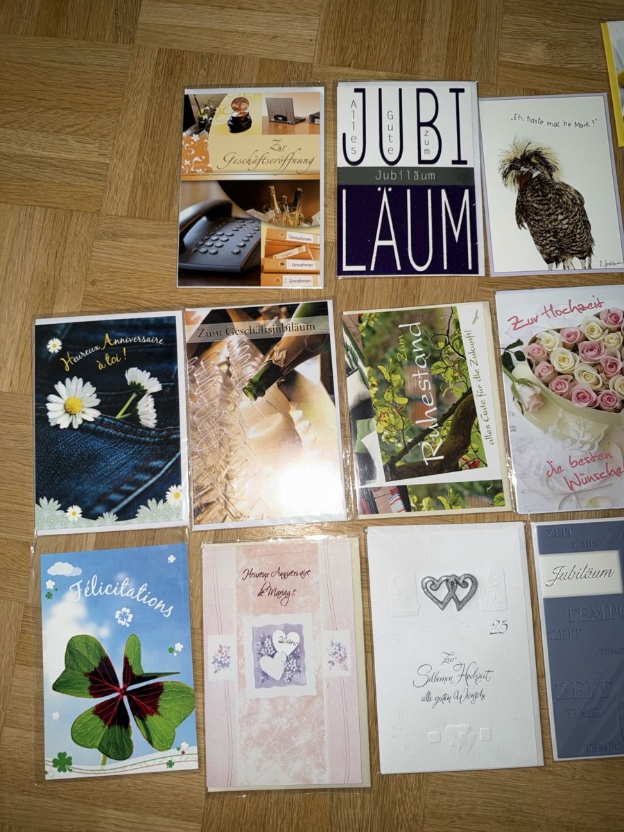 Cartes: Karten diverse Anlässe neu – Neuf avec emballage d'origine à Biel/Bienne par Peeeep10 2