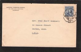 Bedarfsbrief Shanghai - Boston USA , April 1937
