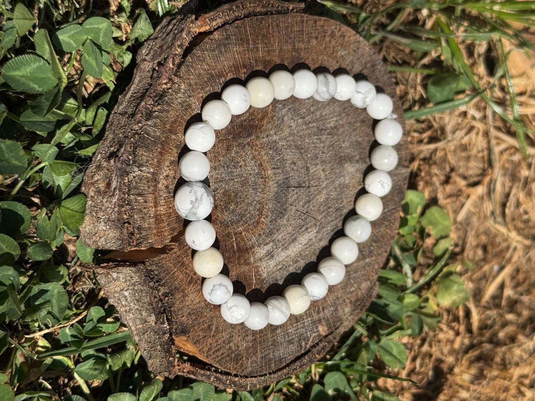 Bracelets: Armband Howlite 6mm – Neuf (Voir description) à Russikon par Jennyfee_07 2