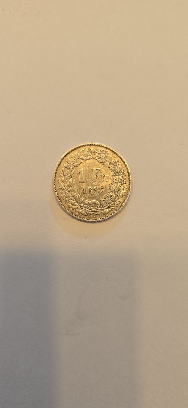Toutes les monnaies: pieces 1.- fr 1887 – D'occasion à Fribourg par yan_z5fr