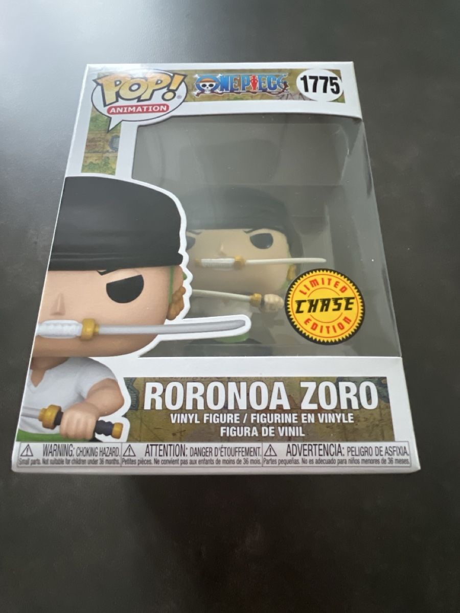 Funko Statuette: Funko Pop! Chase Roronoa Zoro 1775 – Nuovo e nell'imballaggio originale da Buix venduto da ant_sfb9