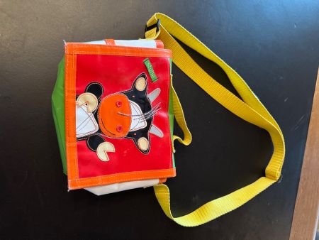Kindergartentasche Stulle Kuh Motiv, Top Zustand wie Freitag