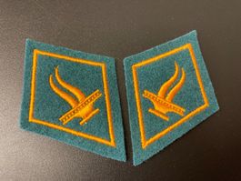 1 Paar Kragenpatten HD Schweizer Armee - ungetragen