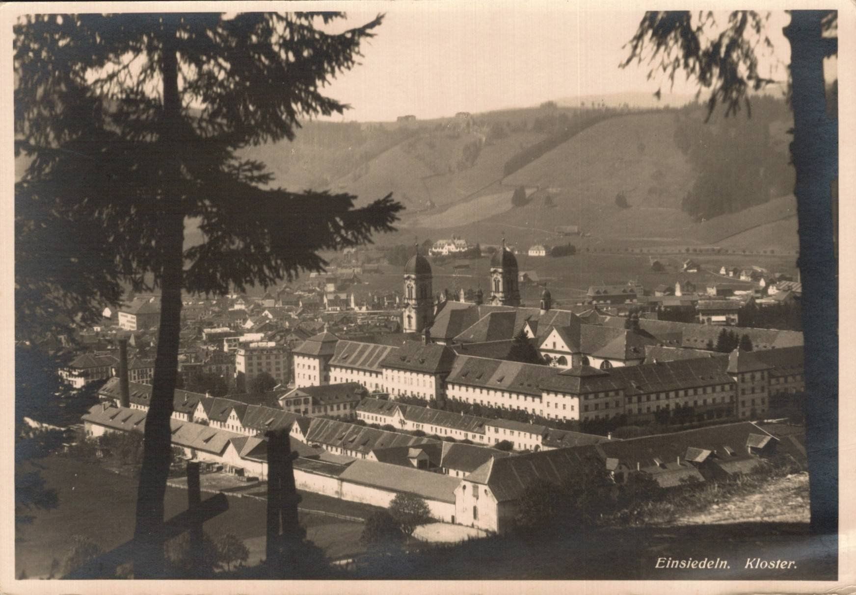 Cartoline postali: Alte Ansichtskarte Einsiedeln Kloster, Top Zustand! – Usato da Luzern venduto da Kartenansicht