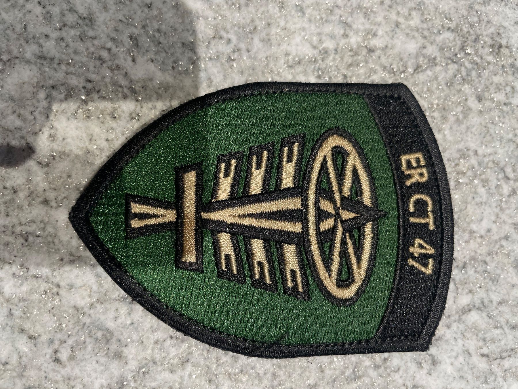 Schweizer Armee Toppe: Klett Patch ER CT 47 – Usato da Oberiberg venduto da reimet