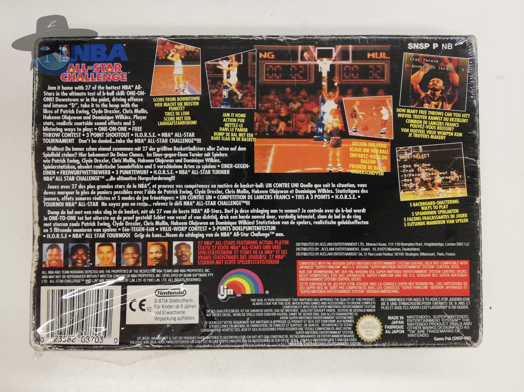 Nintendo Giochi: NBA All Star Challenge / Super Nintendo SNES – Usato da St. Gallen venduto da zorro_dc 1