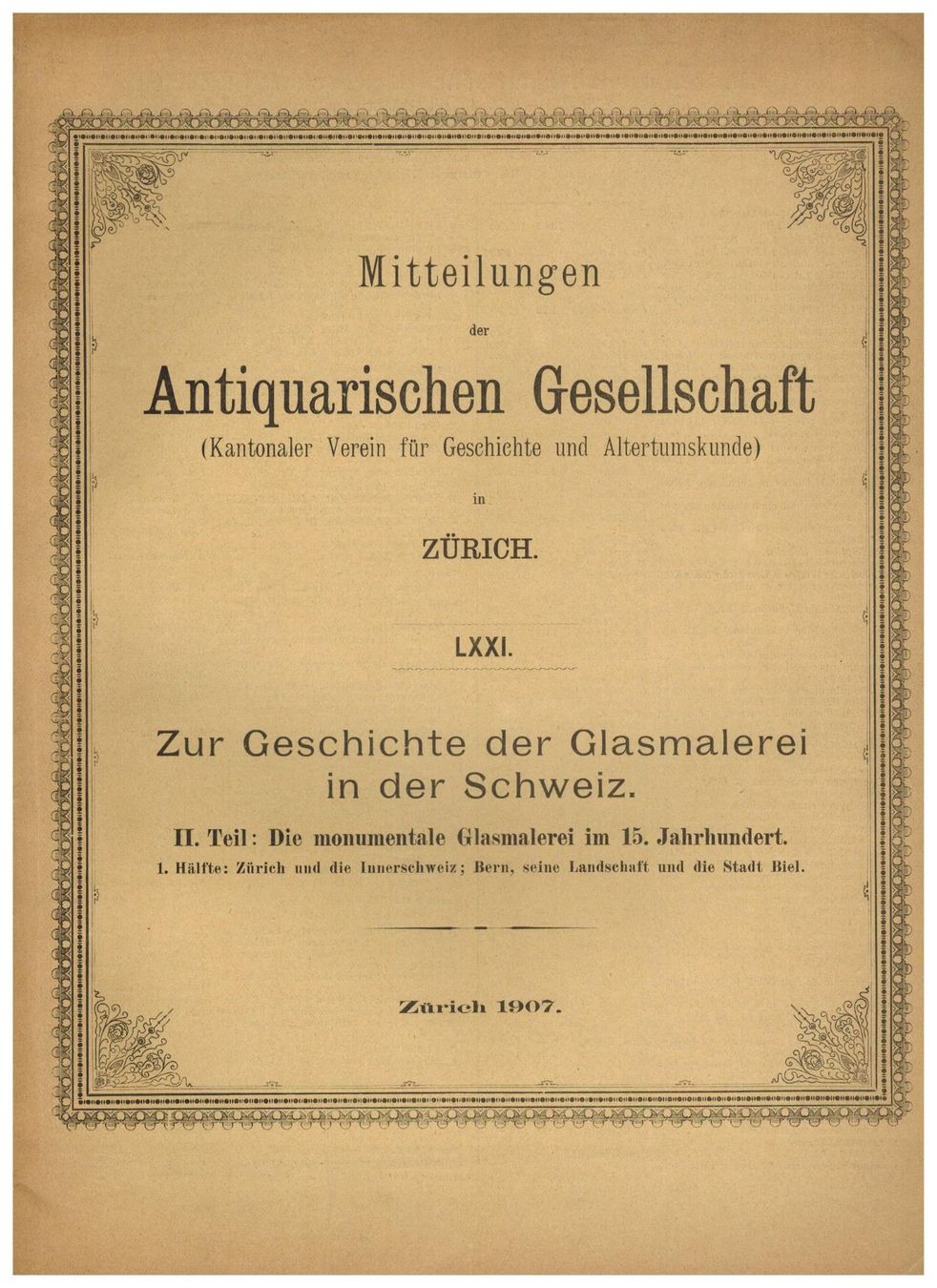 Libri: Geschichte der Glasmalerei in der Schweiz – Nuovo (secondo la descrizione) da Biel-Benken BL venduto da rud_yc8p 1