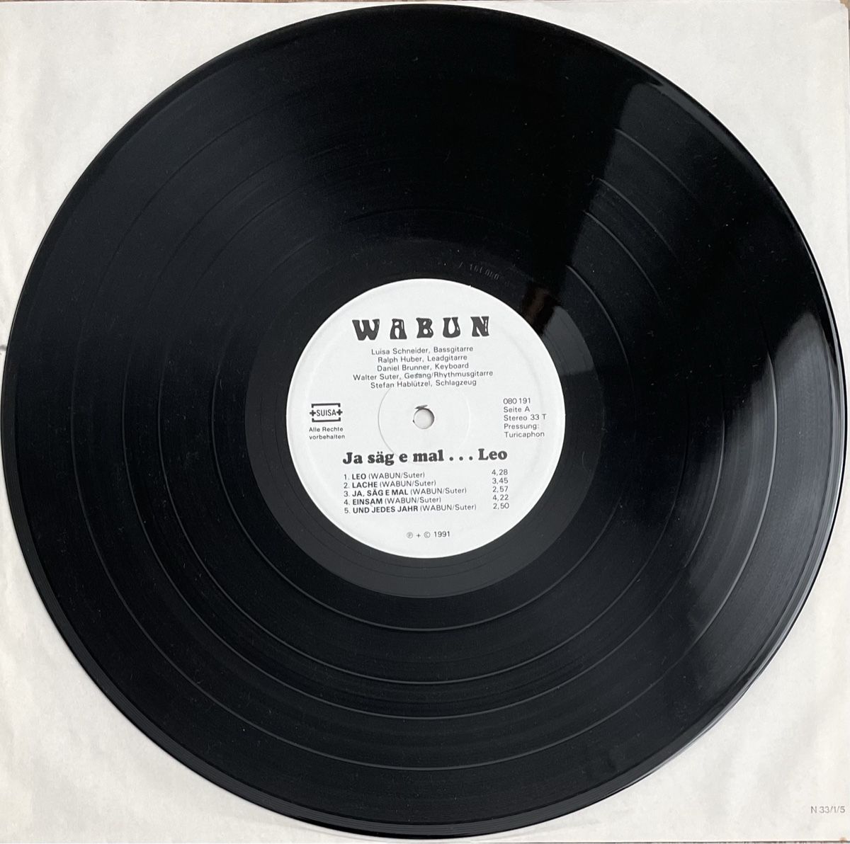 Dischi in vinile: Wabun, Ja Säg E Mal-Leo – Usato da Aadorf venduto da Assyrian-Bazar 3