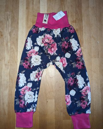 Pumphose Blumen 80/86