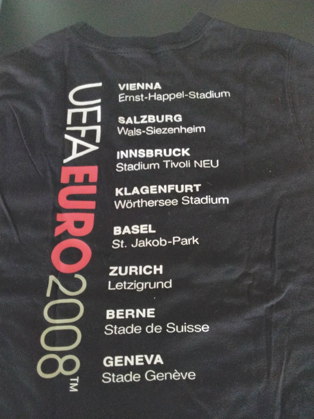 UEFA T-shirt: UEFA EM Fan Shirt 2008 – Usato da Brunnen venduto da antonia50 2