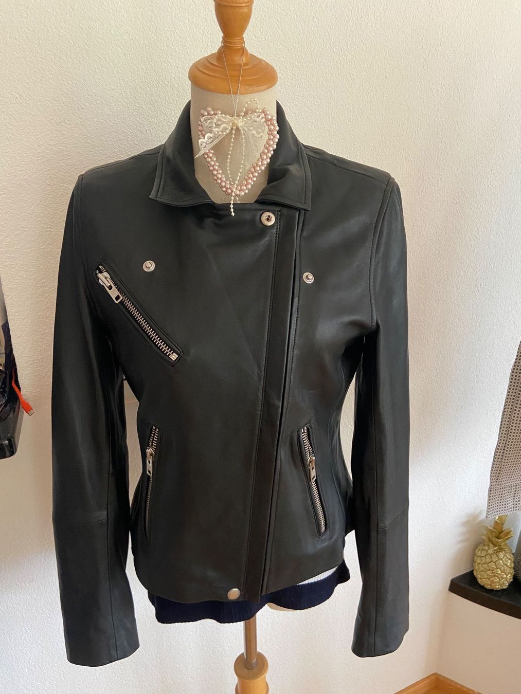 Samsøe Samsøe Vestes: Samsoe Samsoe Lederjacke Gr M Duris Jacket 7248 neu – Neuf (Voir description) à Embrach par Dmoney