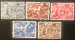 1951: Vatikan Konzils v.Chalkedon Serie Mi Nr.180-184 **