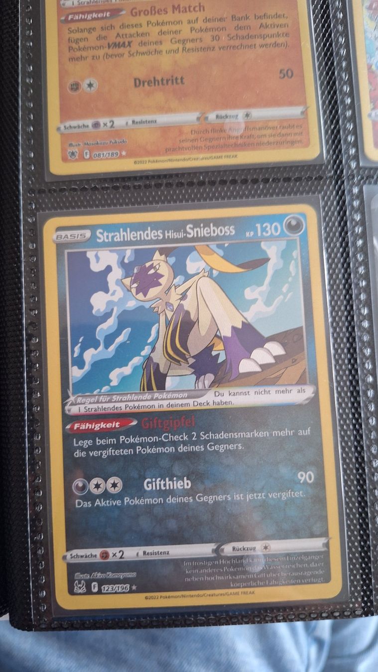 Pokémon Carte collezionabili: Strahlendes Hisui-Snieboss – Usato da Altstätten SG venduto da GGsGameshop