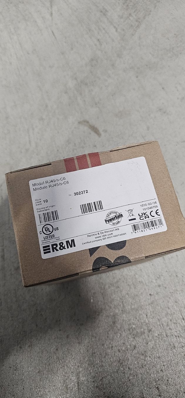 Componenti elettronici: R&M RJ45s C6 Modul NEU 4 Pack oder je Pack – Nuovo e nell'imballaggio originale da Unterengstringen venduto da SeniorT 1