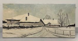 FRITZ BOEGLI 1912-2000 MONTFAUCON Öl auf Leinwand