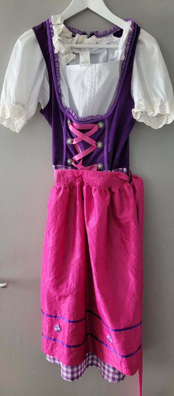 Costumi: Dirndl lila - Pink  Grösse 36 – Nuovo e nell'imballaggio originale da Oberuzwil venduto da aseinkaufswelt
