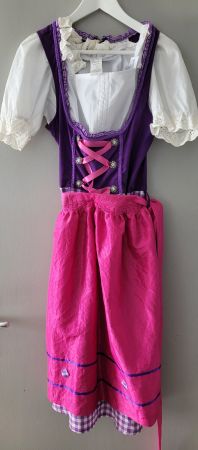 Dirndl lila - Pink  Grösse 36