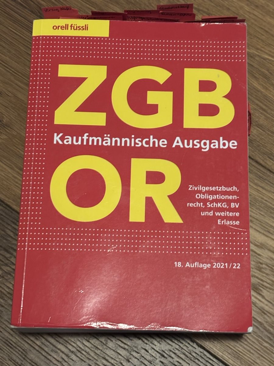 Libri: ZGB Wirtschaft und Recht – Usato da Hermetschwil-Staff venduto da and_s67f